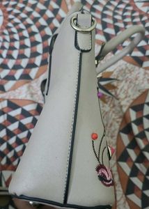 ZARA Embroidered HandBag