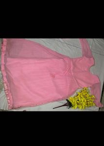 Elegant Pink Ethnic Gown