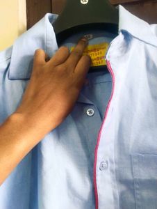 Men's Light Blue Casual Shirt