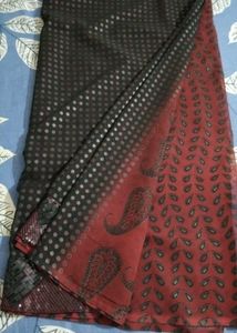 Maroon Saree