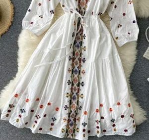 This Is Totally New Cotton Embroidery Dress