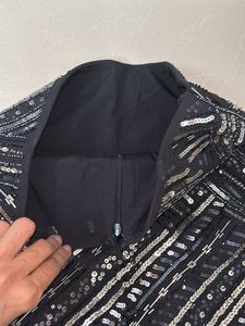 Beautiful Black Embroidered Skirt
