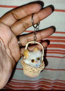 Cute Cat Lover Keychain - Made Specially For Meow.