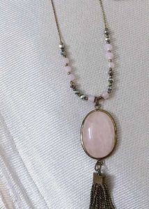 Pink Stone Statement Neckpiece