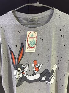 Grey Cartoon Tshirt