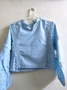 Women Sky-blue Top