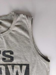 Grey Sleeveless Tank Top