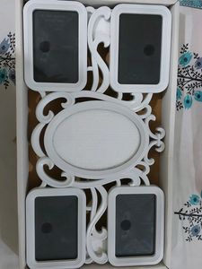 a white medium size photo frame