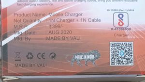 (6) Vali Original Fast Charger 2.5A