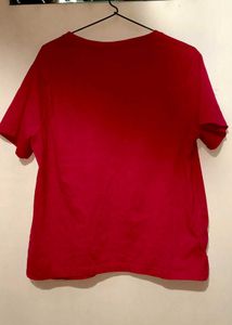 COMBO blue (xl) and pink t shirt (l)