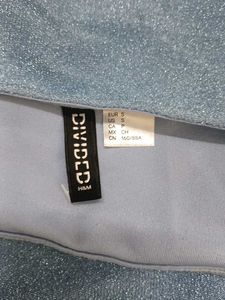 Blue Glitter Bodycon Dress