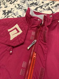 HEAVY DUTY static battle burgundy Quilted Jacket