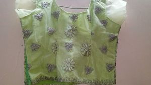 New Shiny Lemon Green Lehenga Choli