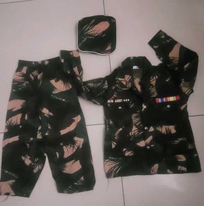 Boys ARMY DRESS With Cap