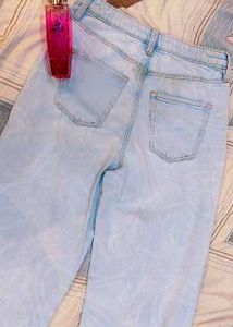 Wide Leg Light Jeans
