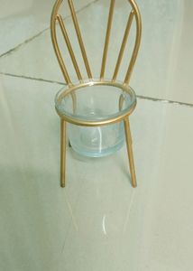 Gold Chair Candle Holder