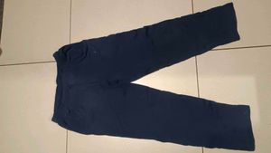 women  Blue night pant full strachabl