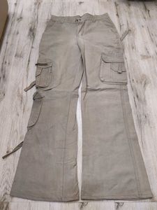 Sc9201 Deutscher Cargo Bootcut Jeans Waist 28