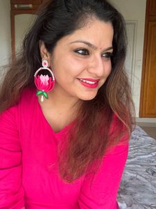 Handmade Lotus Earrings