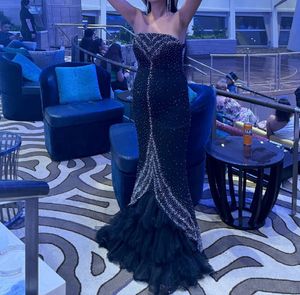 Black Embellished Gown