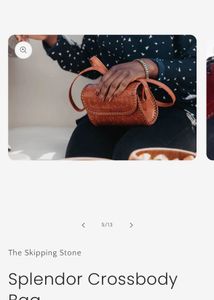 Vintage Leather Crossbody Bag