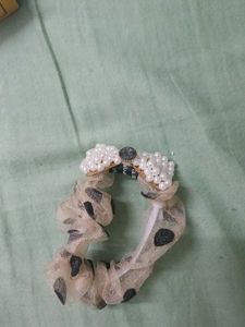 Cute Polka Dot Scrunchie