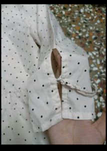White Polka Dot Shirt