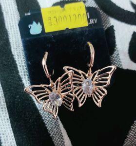 Rosegold Butterfly 🦋 Korean  Earrings