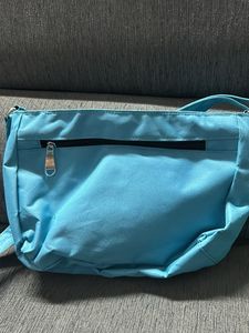 2 Combo Purses- New Sky Blue Sling+ Peach Clutch