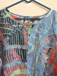 Women&#39;s Oversized Fashion Casual Top Multicolour