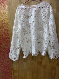 Lace Blouse - White