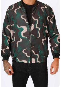 Stylish printed bomber jacket