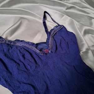 Purple Lace Corset Top