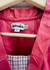 Fabindia Pure Cotton Calf-length A-Line Kurta
