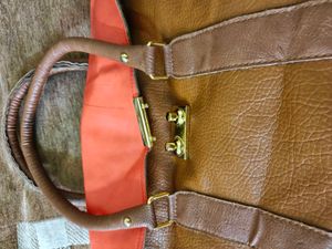 Colorblock Tote Bag