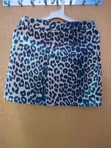 Women's Cheetah Printed Skirt