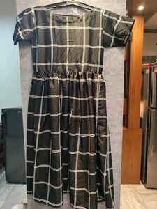 Women Mid Length Polyester Dress