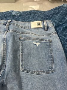 Ripped Flare Jeans
