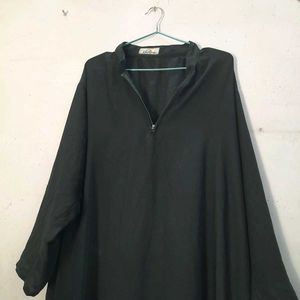 Black Straight Abhaya Abaya Burqa Burkha