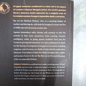 The Execution Of Sherlock Holmes Fiction Book