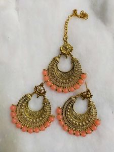 Earring With Maang Tikka