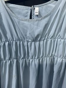 🩵Beautiful Flared Long Top Sky Blue🩵