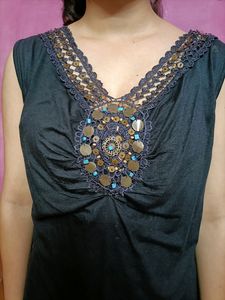 Western Sleeveless Top