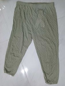 🌿 Comfy Green Polka Dot Pajama / Lounge pant