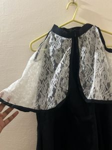 Elegant Black &amp; White Dress