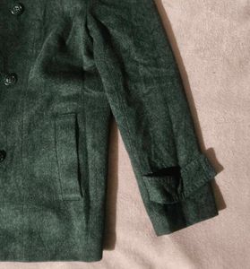 Gray Wool Blend Blazer