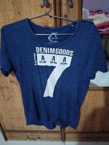 Denim Goods Navy Blue T-Shirt