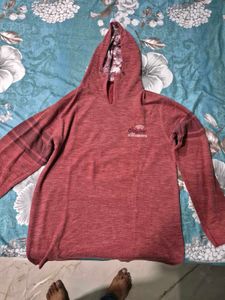 Maroon Hooded Sweatshirt / Hoodie | Casual Wear