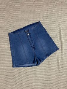 High Waisted Denim Shorts
