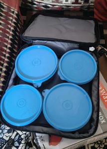 Signoraware Fresh Steel 4 Containers New With Tag
